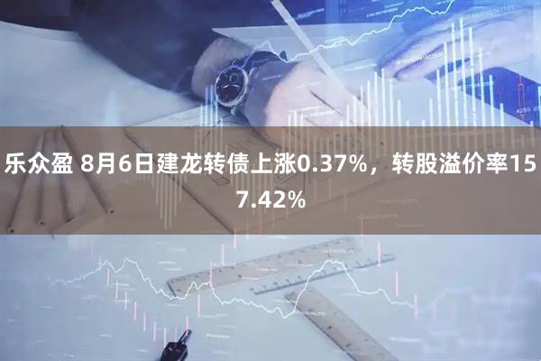 乐众盈 8月6日建龙转债上涨0.37%，转股溢价率157.42%